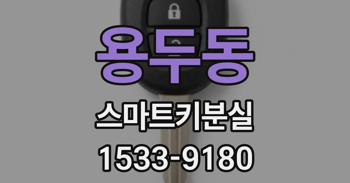 용두동 스마트키분실