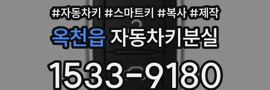 옥천읍 자동차키분실
