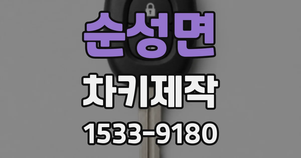 순성면 차키제작