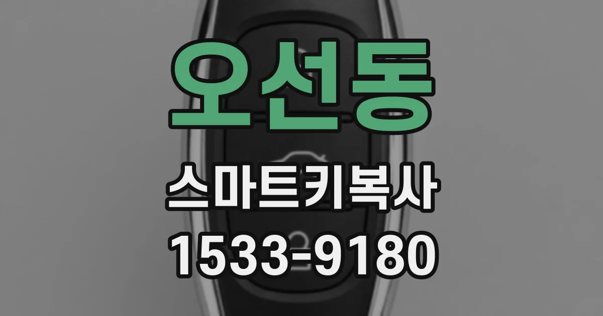 오선동 스마트키복사