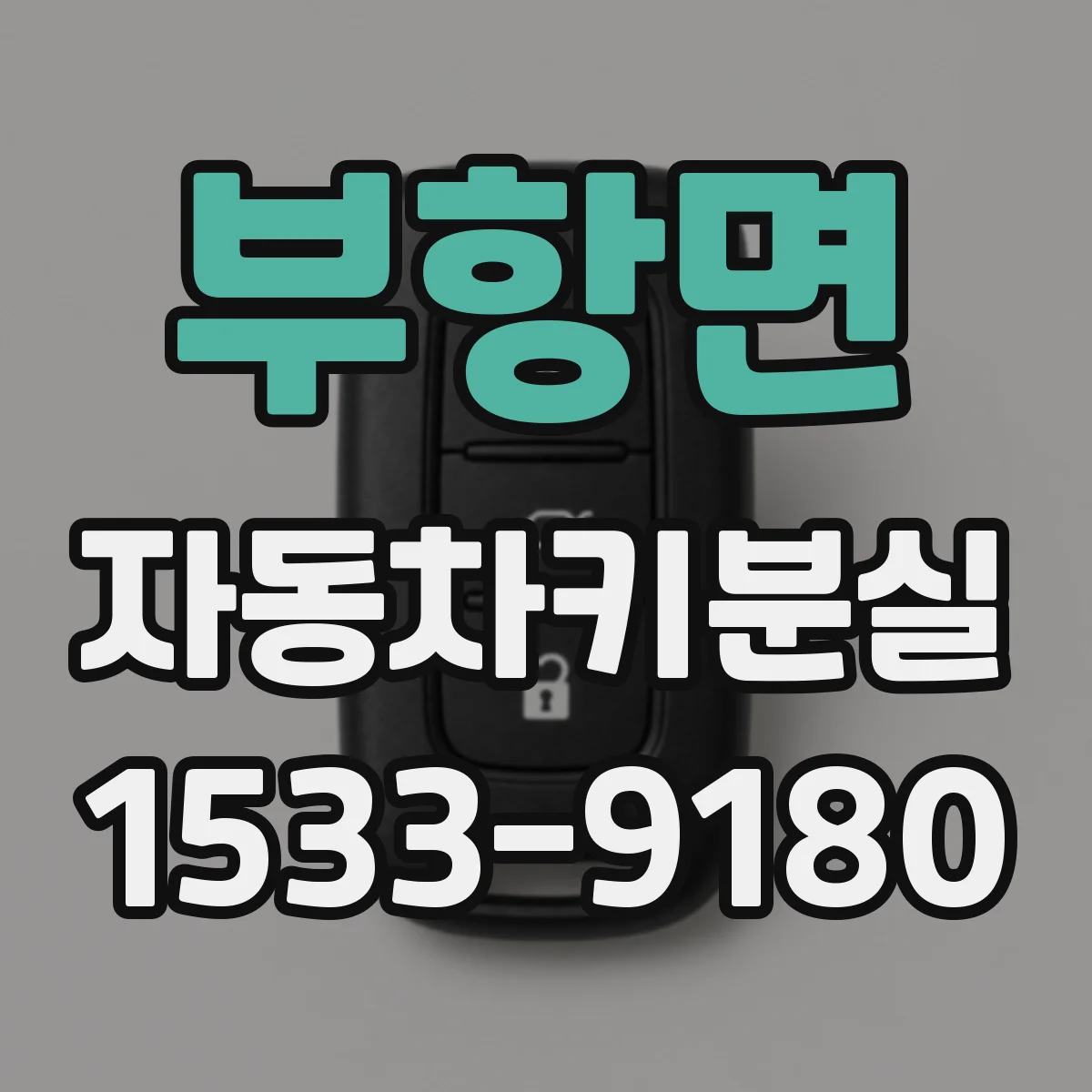 부항면 자동차키분실