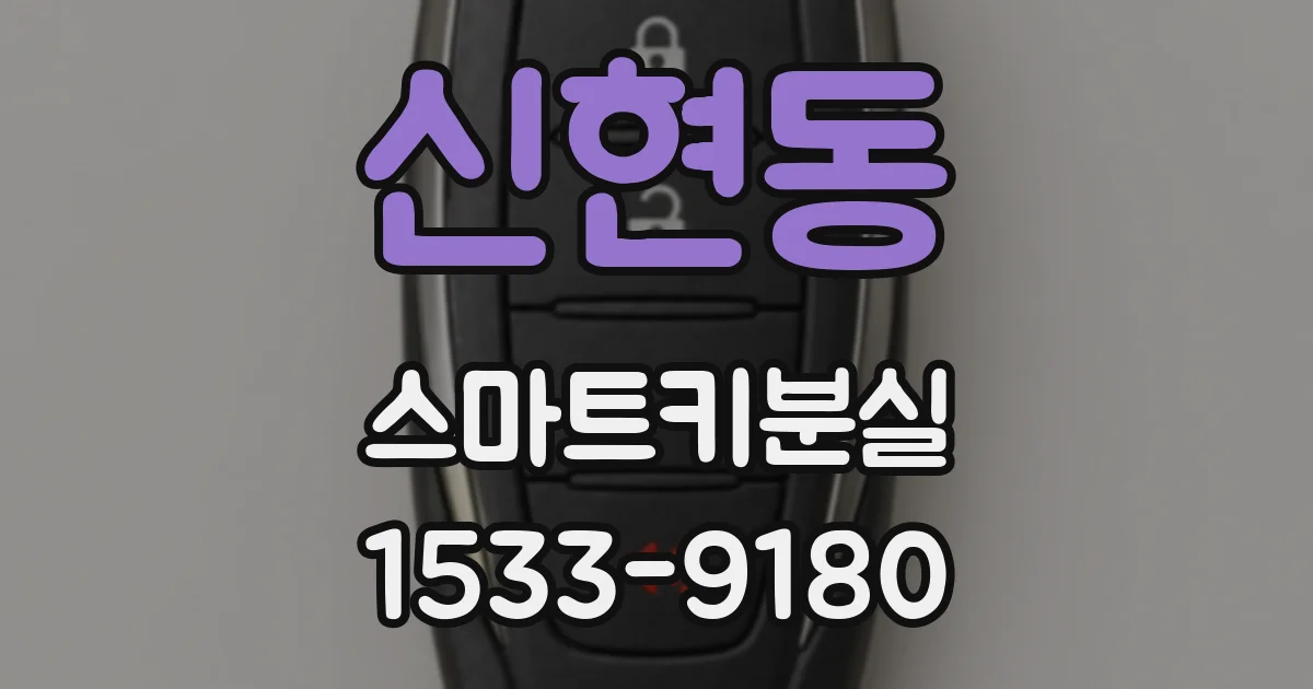 신현동 스마트키분실