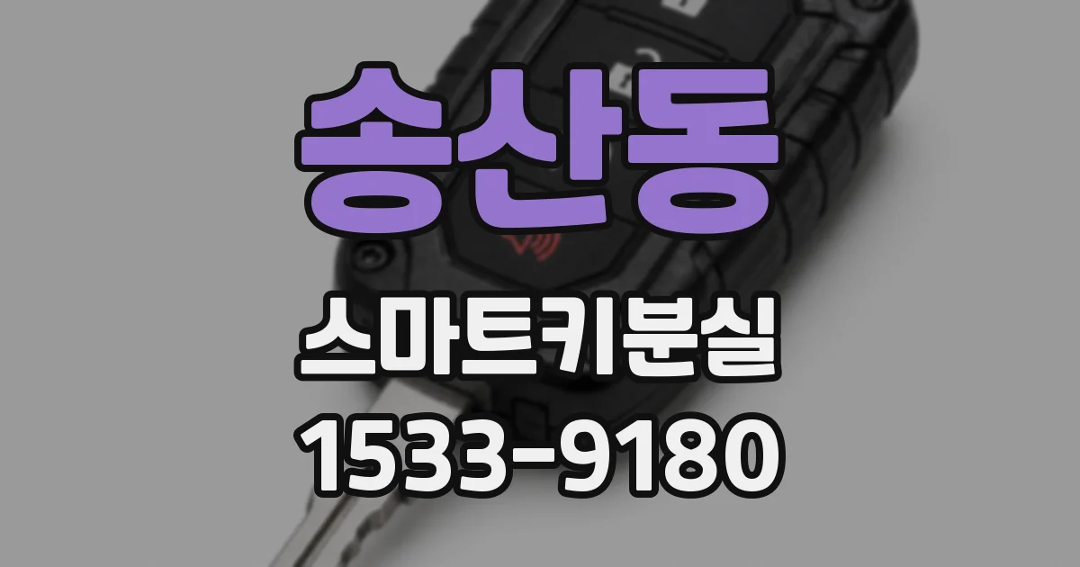 송산동 스마트키분실