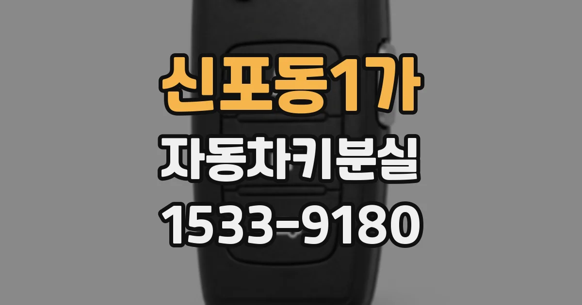 신포동1가 자동차키분실