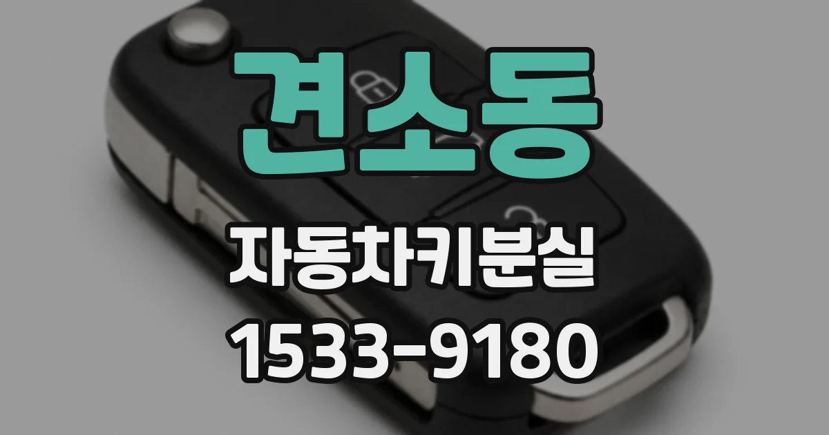 견소동 자동차키분실