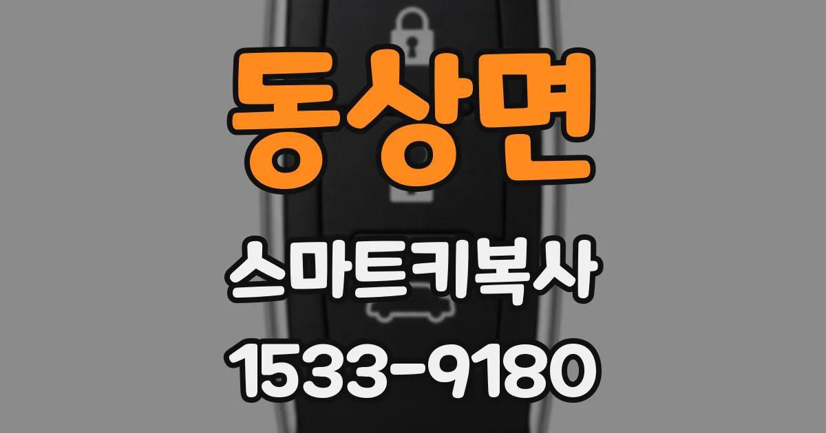 동상면 스마트키복사