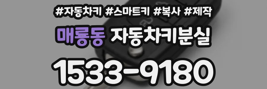 매룡동 자동차키분실