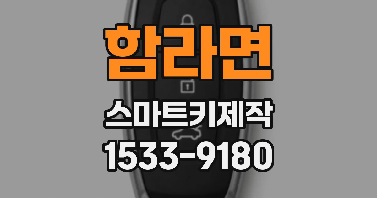 함라면 스마트키제작