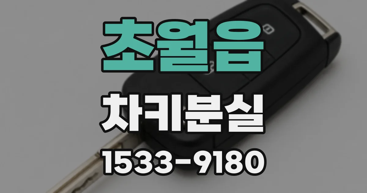 초월읍 차키분실