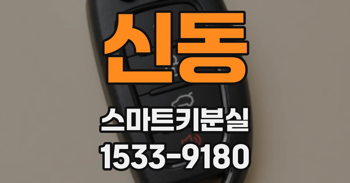 신동 스마트키분실
