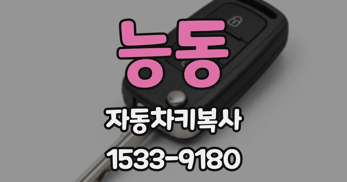 능동 자동차키복사