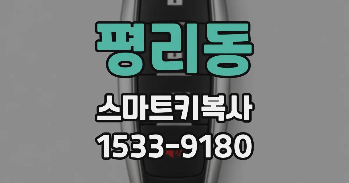 평리동 스마트키복사