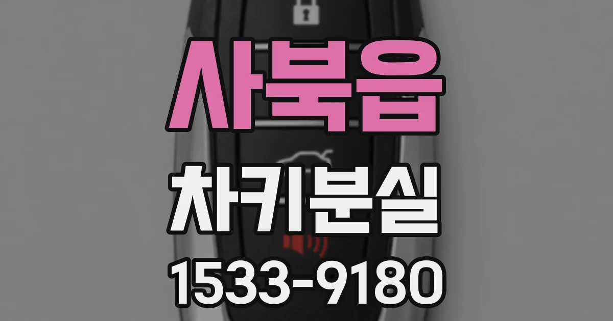 사북읍 차키분실