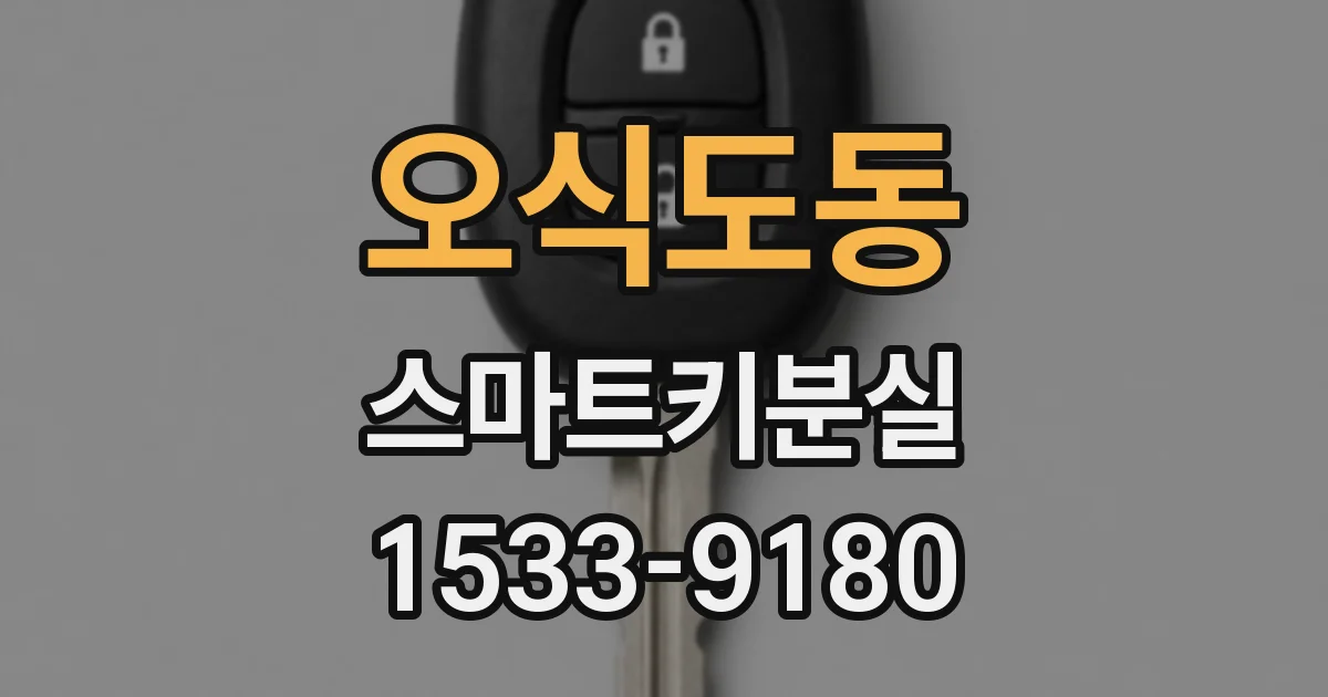오식도동 스마트키분실