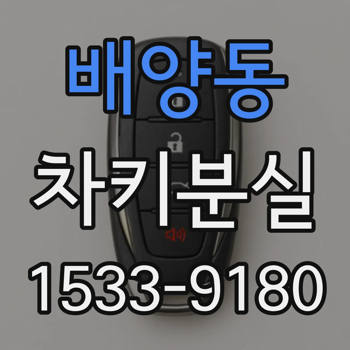 배양동 차키분실