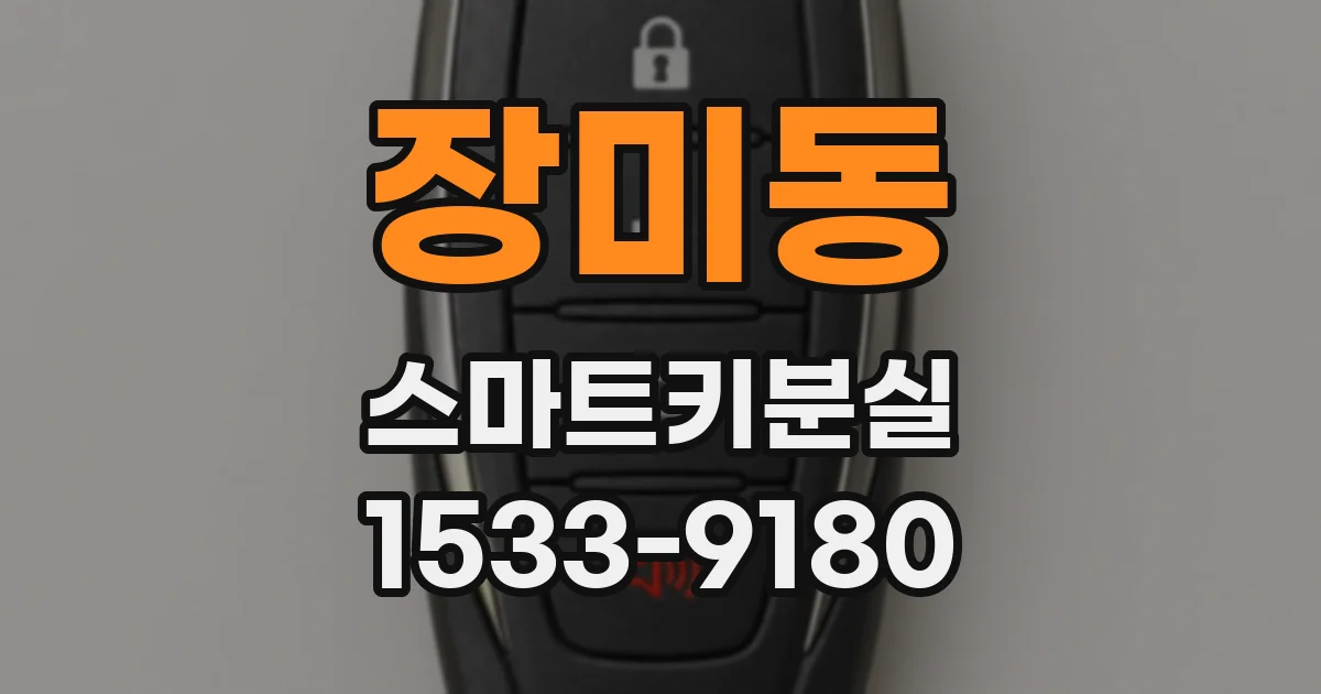 장미동 스마트키분실