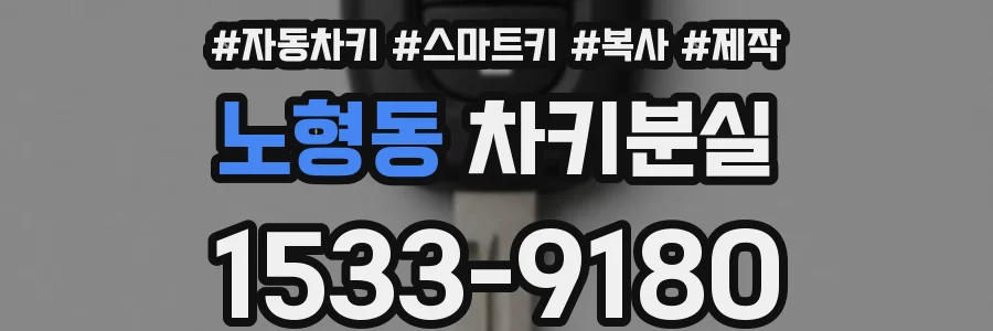 노형동 차키분실