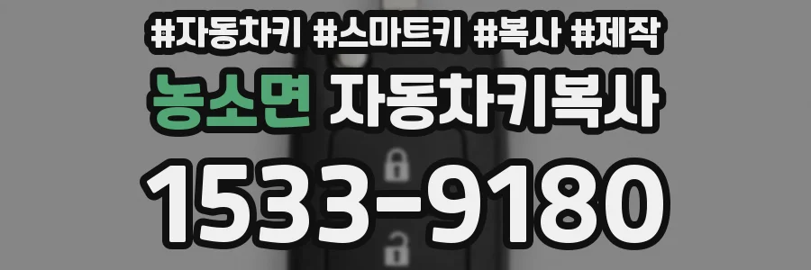 농소면 자동차키복사