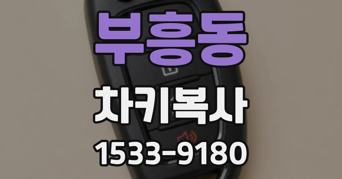 부흥동 차키복사