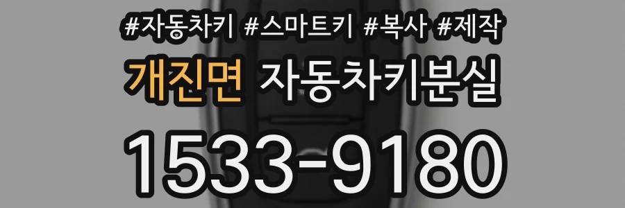 개진면 자동차키분실