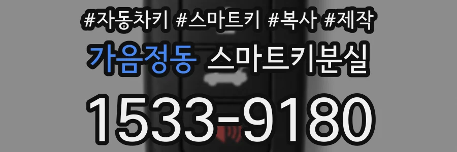 가음정동 스마트키분실