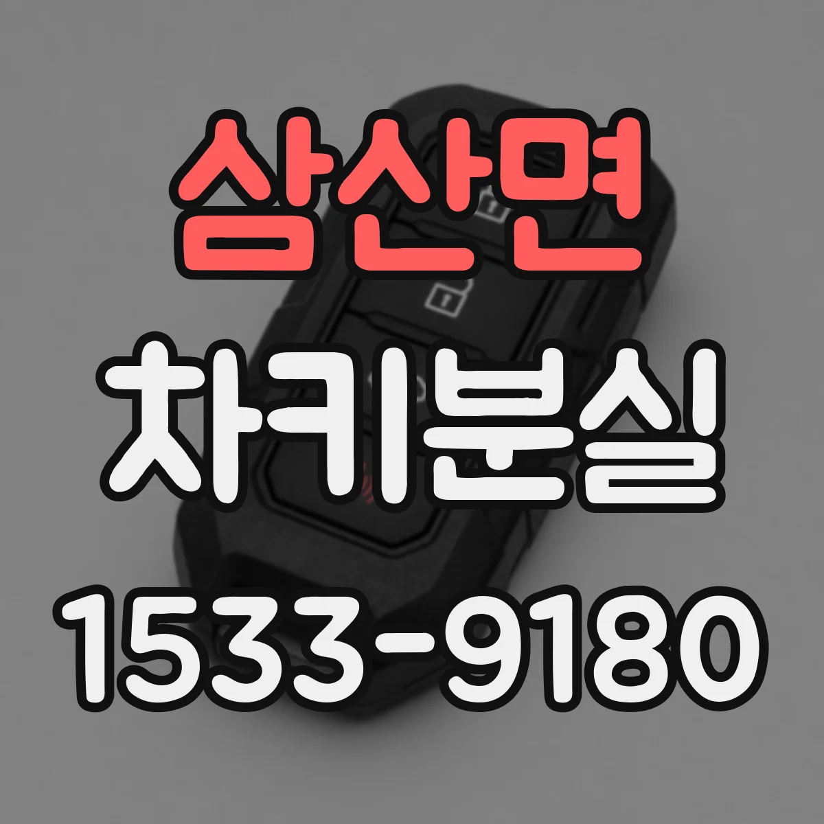 삼산면 차키분실
