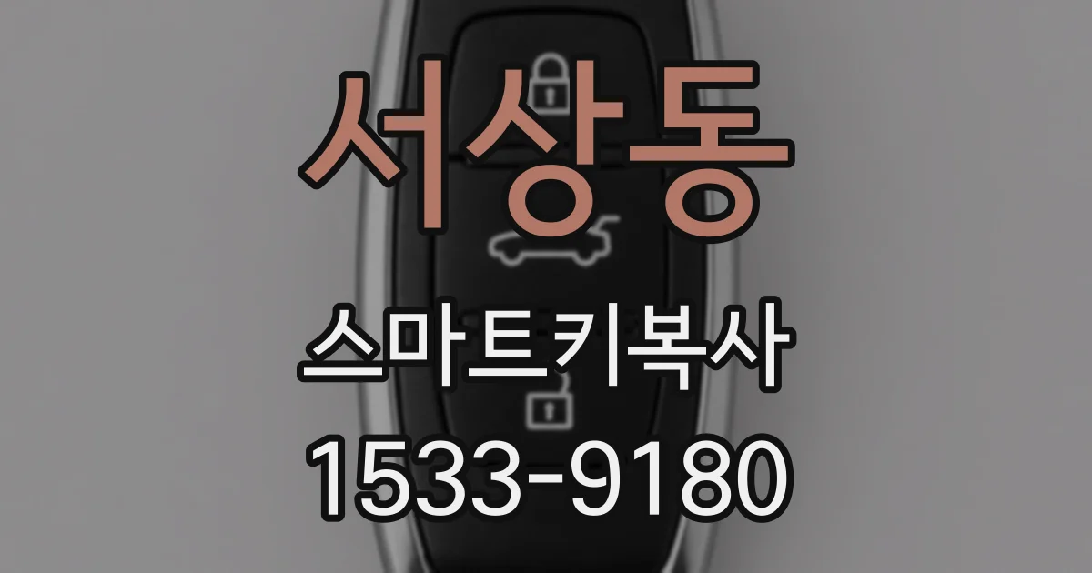 서상동 스마트키복사