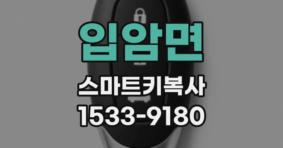 입암면 스마트키복사