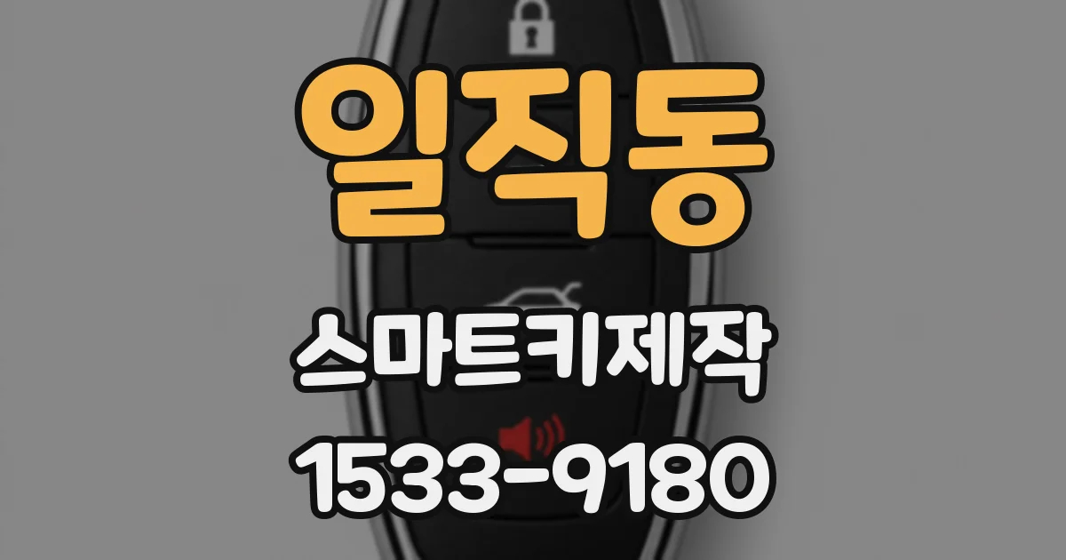 일직동 스마트키제작