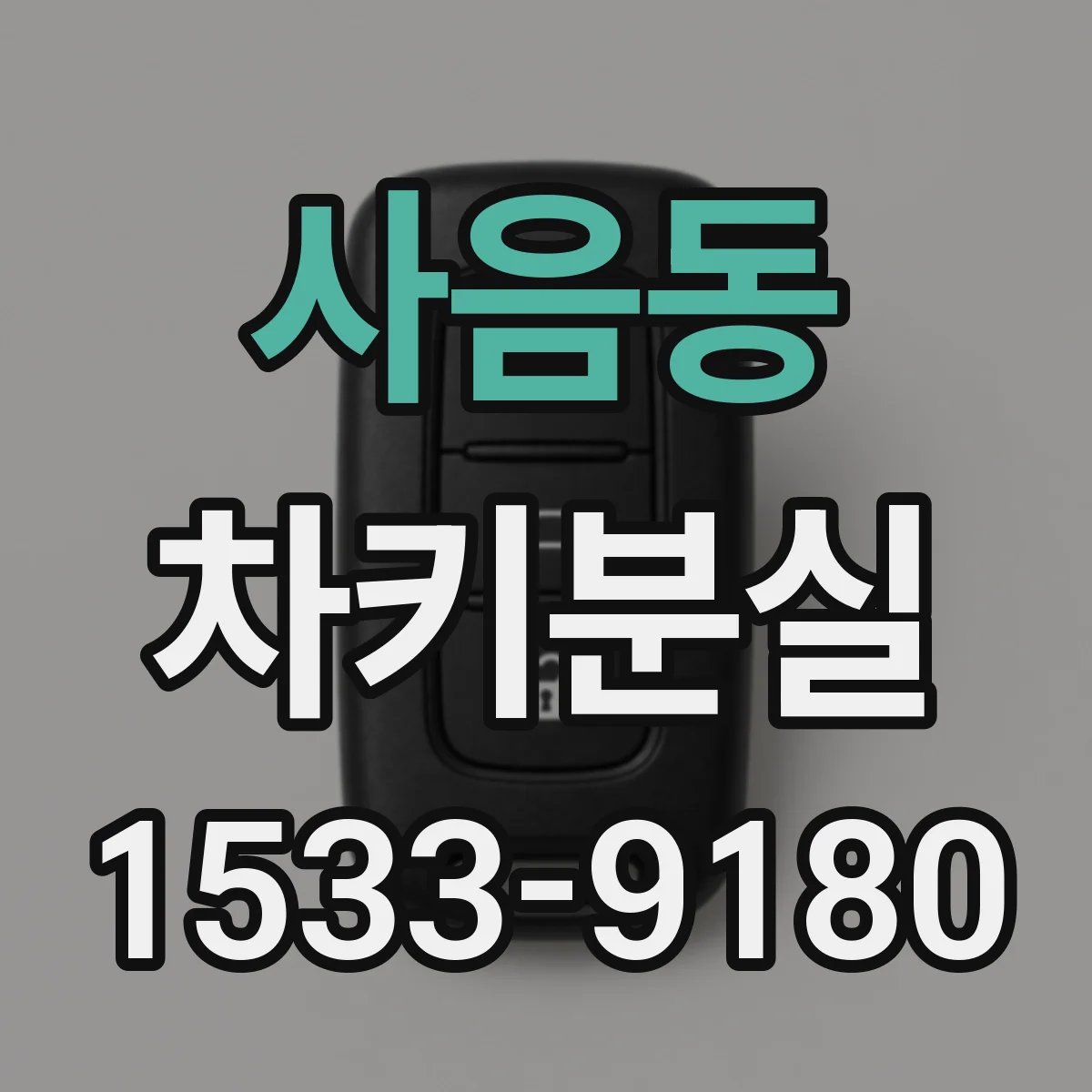 사음동 차키분실