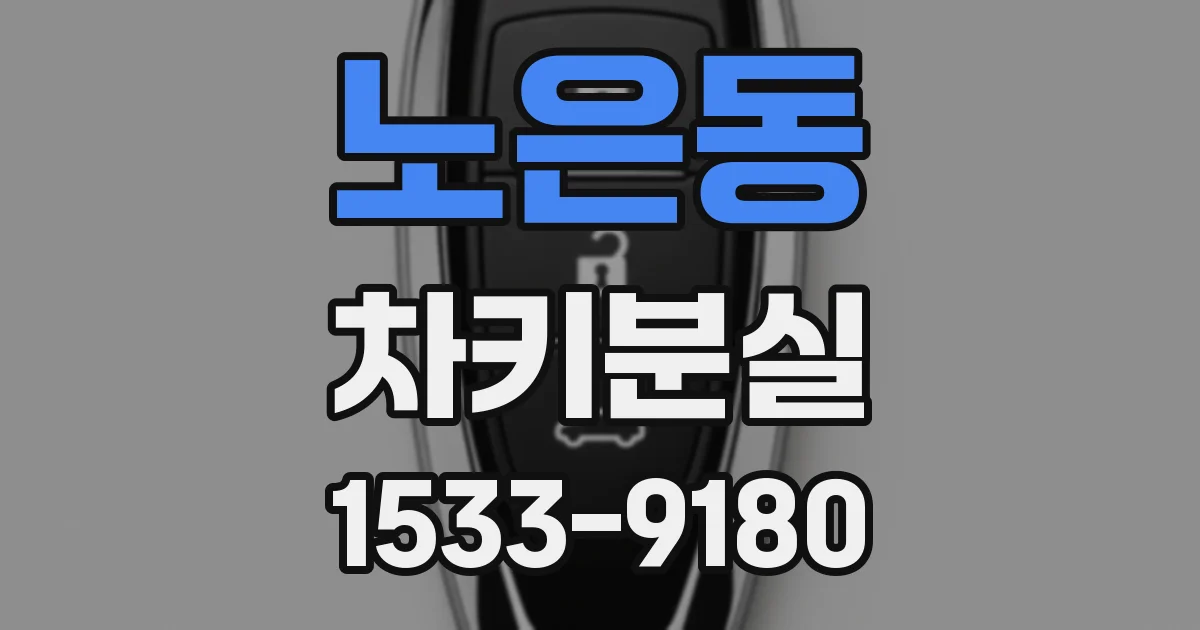 노은동 차키분실