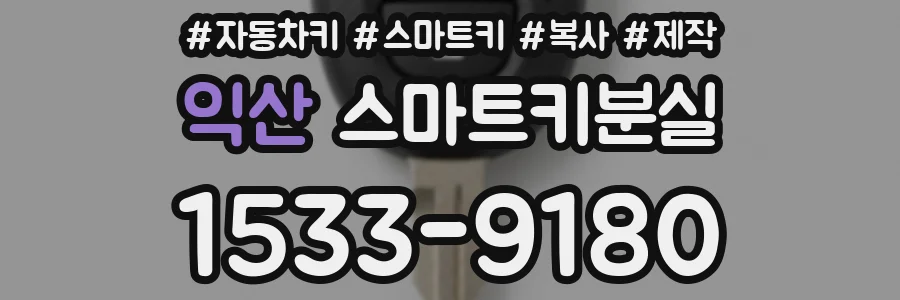 익산 스마트키분실