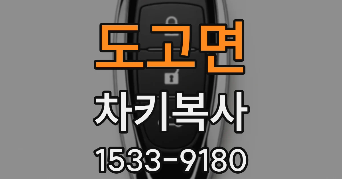 도고면 차키복사