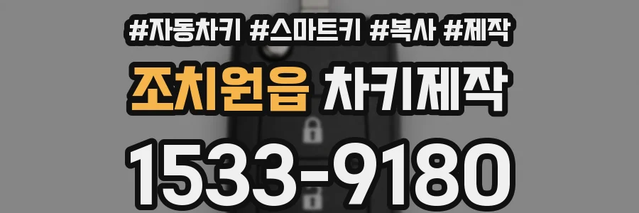 조치원읍 차키제작