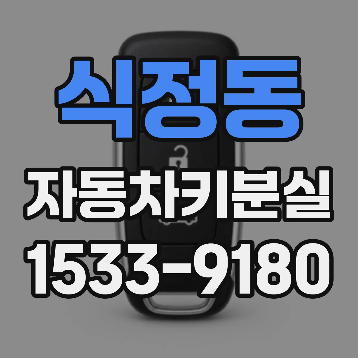 식정동 자동차키분실