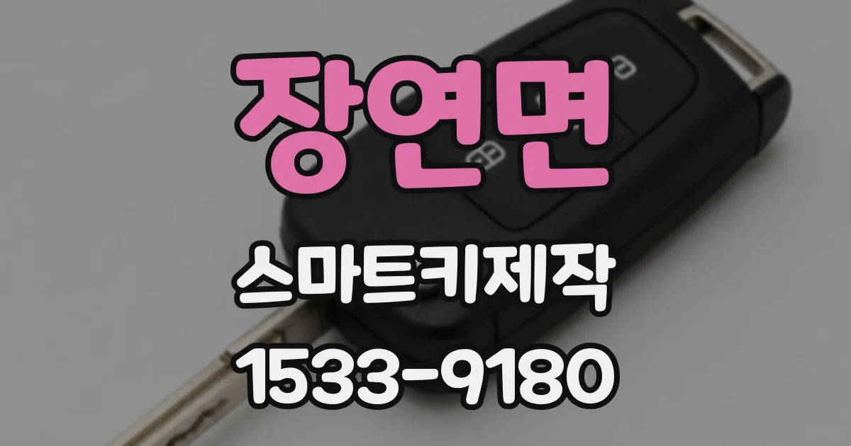 장연면 스마트키제작