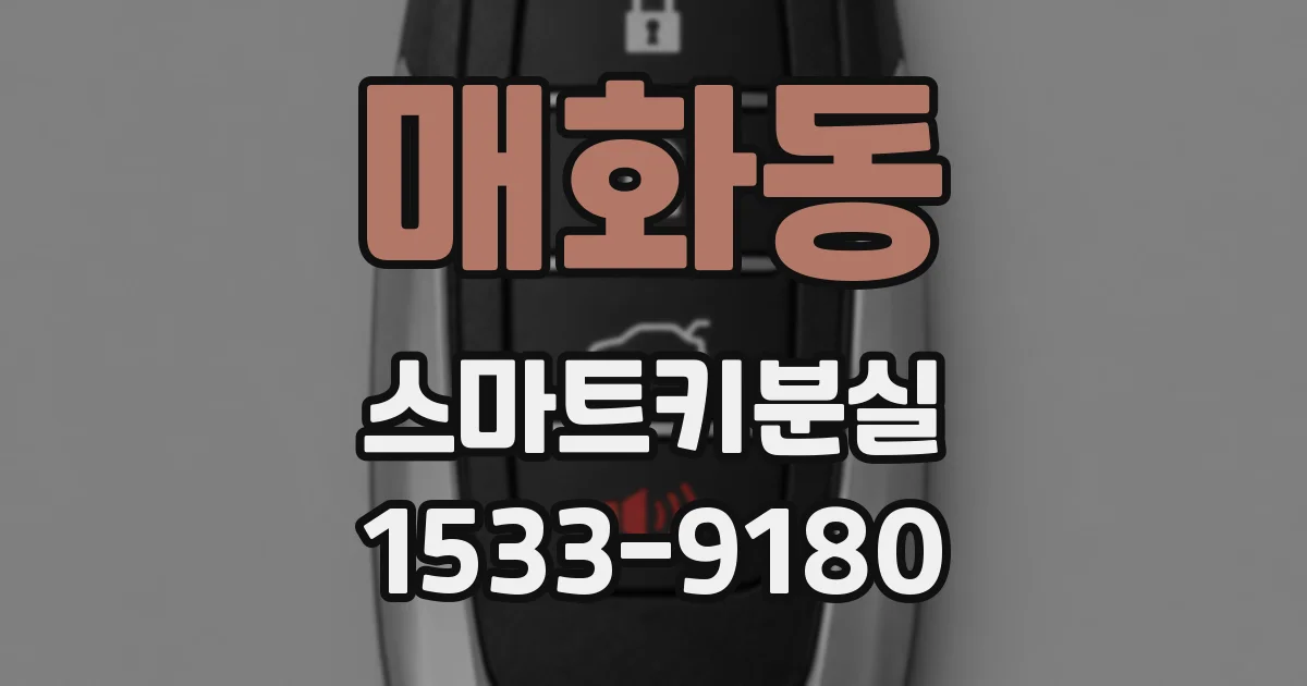 매화동 스마트키분실