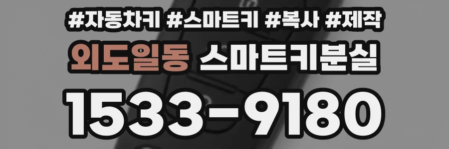 외도일동 스마트키분실