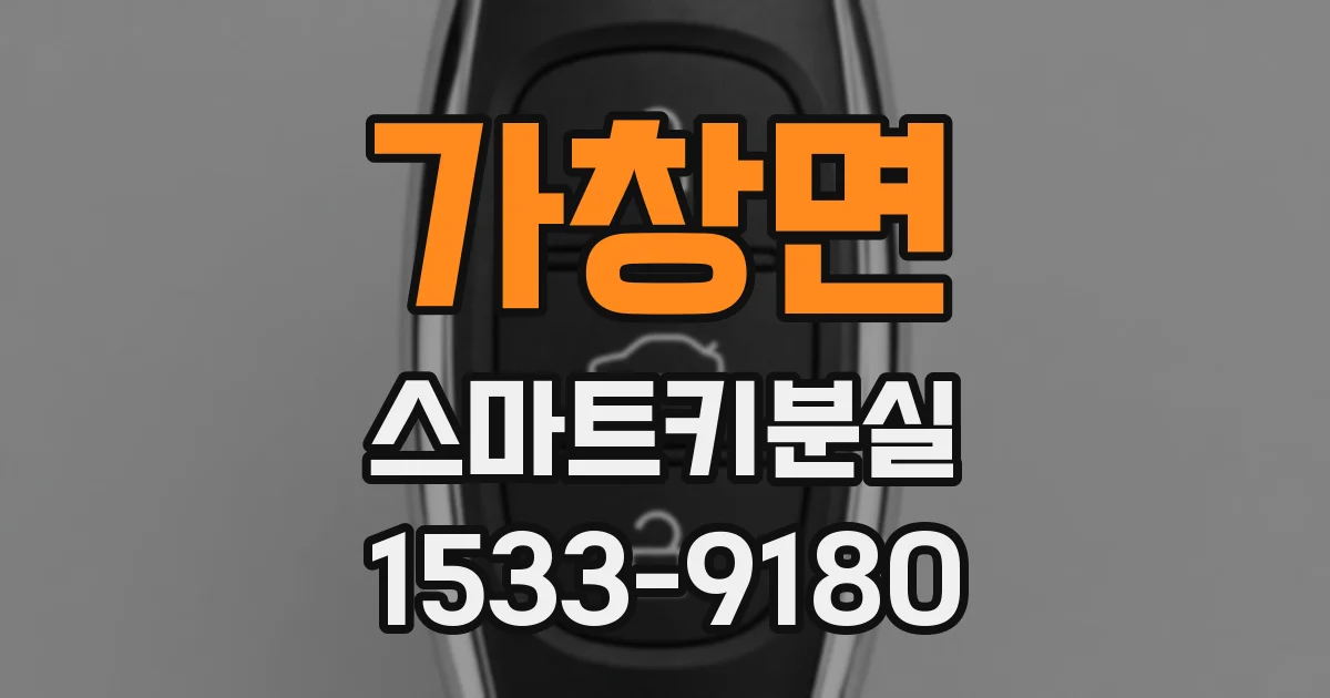 가창면 스마트키분실