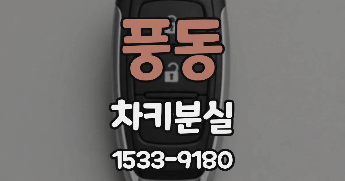풍동 차키분실