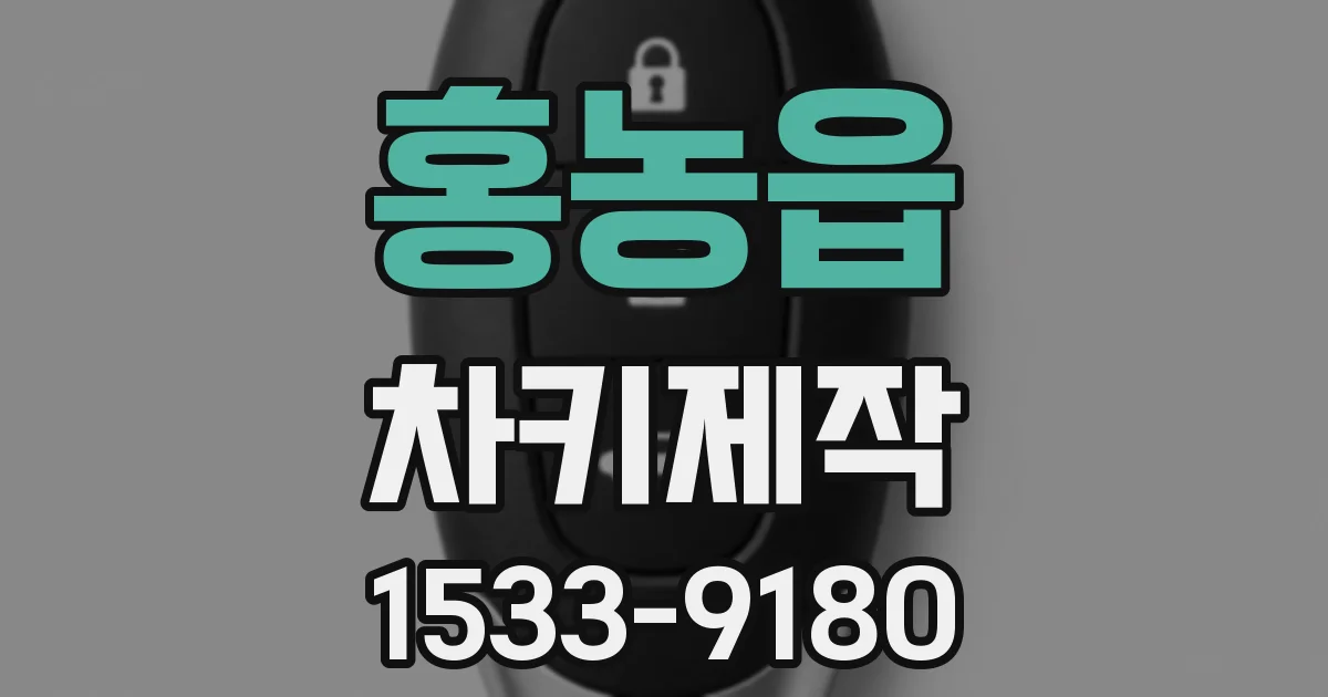 홍농읍 차키제작