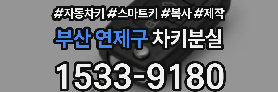 부산 연제구 차키분실