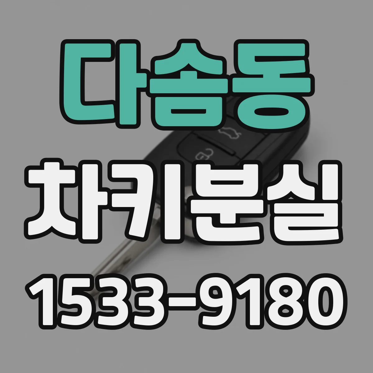 다솜동 차키분실
