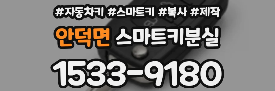 안덕면 스마트키분실