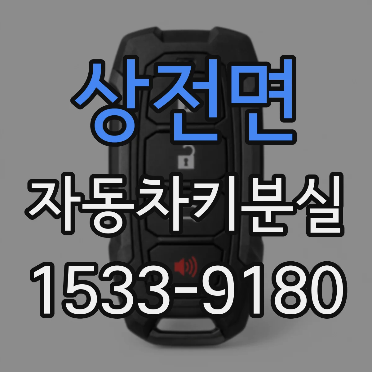 상전면 자동차키분실