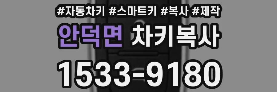 안덕면 차키복사