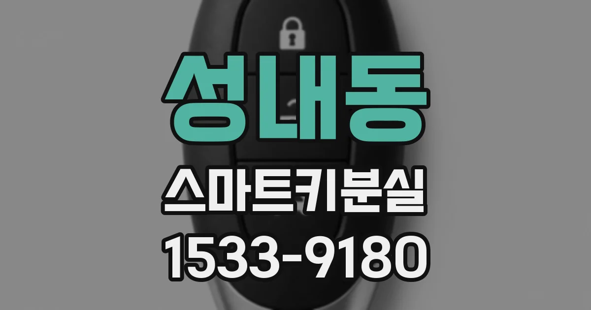 성내동 스마트키분실