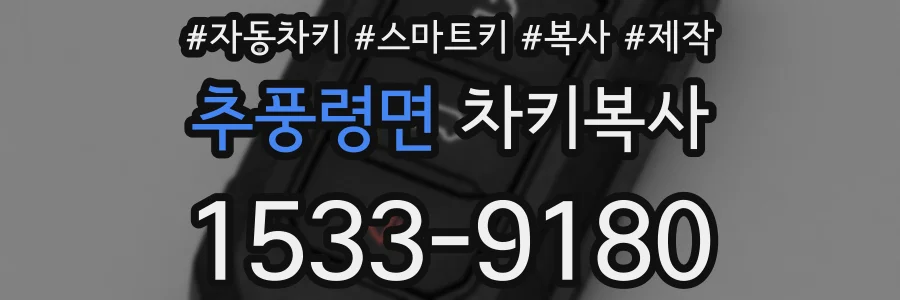 추풍령면 차키복사