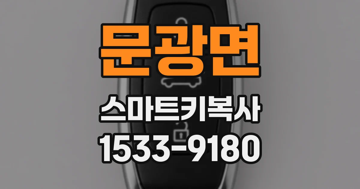 문광면 스마트키복사