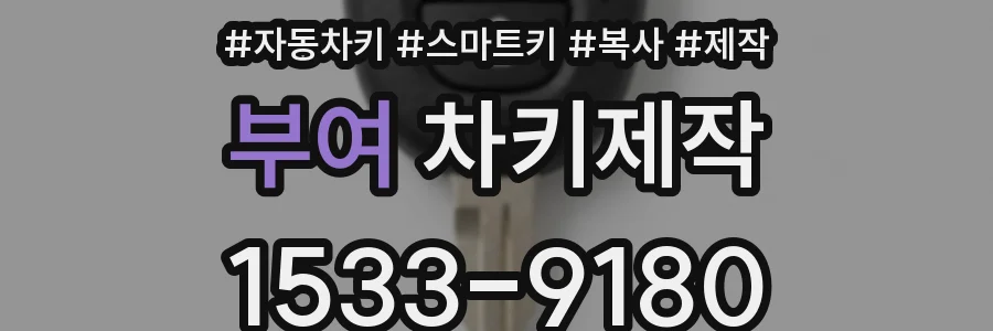 부여 차키제작